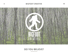 Tablet Screenshot of bigfootcreative.net